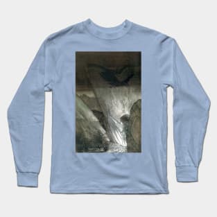 Erda Bids Thee Farewell - The Rhinegold and the Valkyrie - Arthur Rackham Long Sleeve T-Shirt